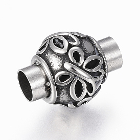 304 магнитные застежки из нержавеющей стали с клеевыми концами, бабочка