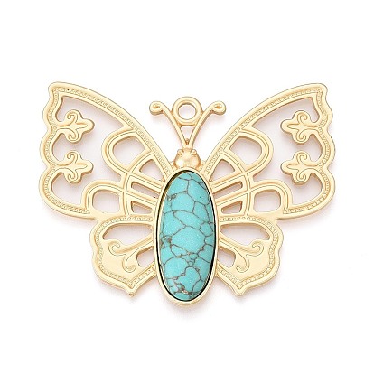 Большие подвески из сплава и смолы, бабочка, без кадмия и без свинца, стойки покрытие