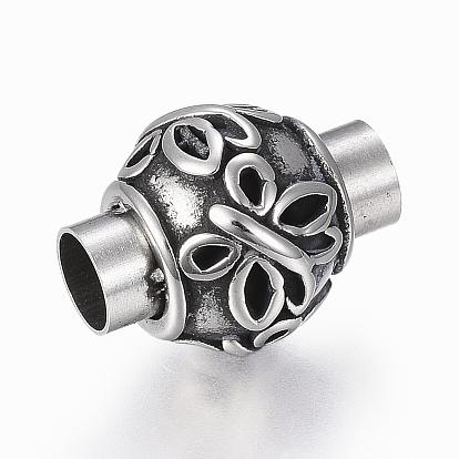 304 магнитные застежки из нержавеющей стали с клеевыми концами, бабочка