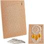 Knitting Tools, including 1Pc Cork Crochet Blocking Board and 50Pcs Iron T Pins