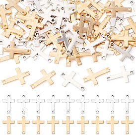 80 шт. 2 цветные подвески из сплава, религиозные перекрестные ссылки