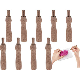 Шерстяной войлок деревянная ручка, инструмент для иглы для валяния