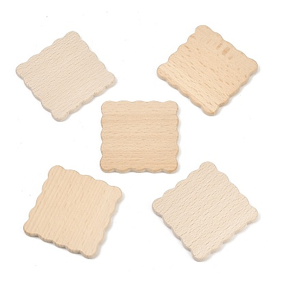 Листы буковой древесины, незаконченная древесина, волнообразный край квадрат