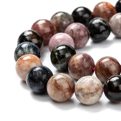 Natural Tourmaline Round Bead Strands