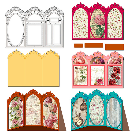 Углеродистая сталь разрезает трафареты, для diy scrapbooking, Фотоальбом, декоративная бумага для тиснения, форма для поздравительных открыток