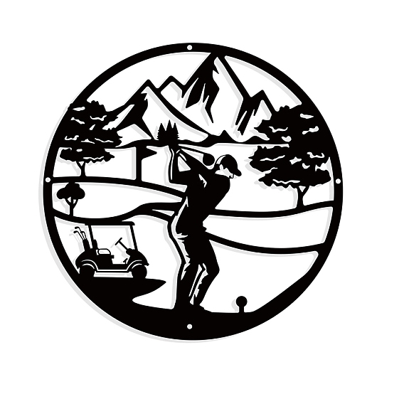 Железные настенные художественные украшения, для парадного крыльца, гостинная, кухня, матовый стиль