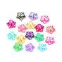 Acrylic Cabochons, AB Color Plated, Flower