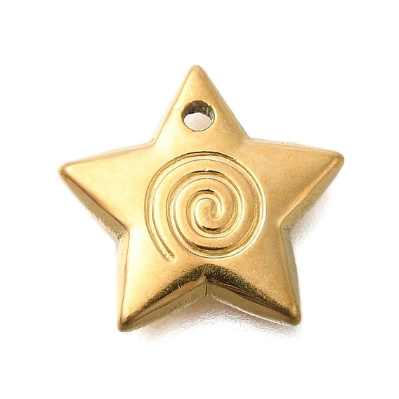 Вакуумное покрытие pvd 201 подвески из нержавеющей стали, звезда очарование