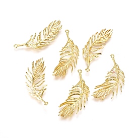 Brass Pendants, Feather