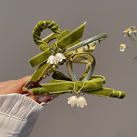 Сплав с бархатными заколками-коготками, может колокольчики очарование коготь заколки для волос