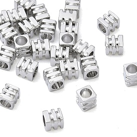 Perles en laiton shegrace, sans cadmium et sans nickel et sans plomb, cuboïde