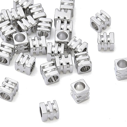 Perles en laiton shegrace, sans cadmium et sans nickel et sans plomb, cuboïde