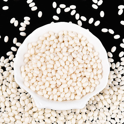 Выпечка краска стеклянные бусины, овальные