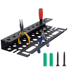 Железные настенные стеллажи для хранения инструментов