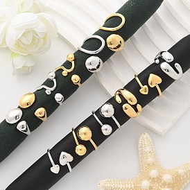 304 из нержавеющей стали Манжета кольца для женщин