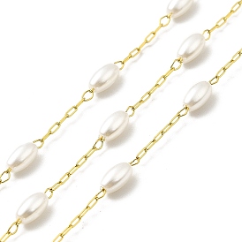 Ионное покрытие (ip) 316 цепочки из хирургической нержавеющей стали со скрепками, пластиковые овальные цепочки с подвесками, пайки, с катушкой