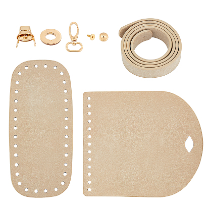 Наборы для изготовления сумок из искусственной кожи, сумка через плечо ручной работы, кошелек вязаный крючком сумка