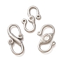 304 Stainless Steel S-Hook Clasps, Connector Charms for Jewelry Making
