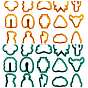 ABS Plastic Plasticine Tools, Clay Cutters, Modeling Tools, Mixed Shapes