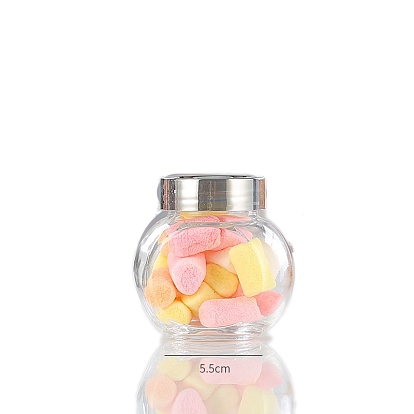 Стеклянный контейнер для хранения, декоративный органайзер канистра герметичная банка для еды, кофейный боб, чай, держатель для ванной комнаты