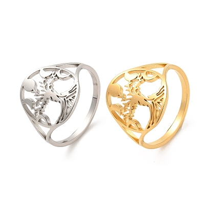 304 открытые манжеты из нержавеющей стали, дерево