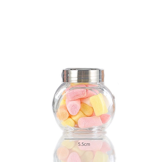 Стеклянный контейнер для хранения, декоративный органайзер канистра герметичная банка для еды, кофейный боб, чай, держатель для ванной комнаты