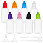 Plastic Bottle, Liqiud Bottle, with Plastic Funnel Hopper, 2ml Disposable Plastic Dropper