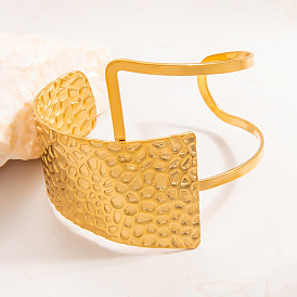 Преувеличенные 304 женские браслеты-манжеты из нержавеющей стали