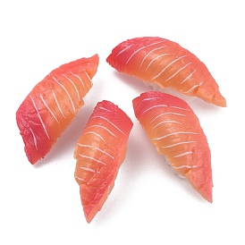 Artificial Plastic Sushi Sashimi Model, Imitation Food, for Display Decorations, Salmon Sushi