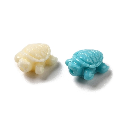 Opaque Resin Beads, Tortoise