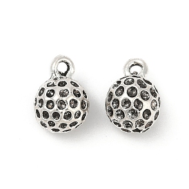 Сплавочные подвески тибетского стиля, без кадмия и без свинца, круглые подвески