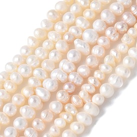 Нити из натурального культивированного пресноводного жемчуга, картофель