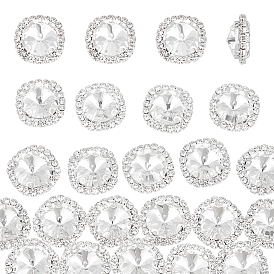 20шт. латунь со стеклянными пришитыми стразами, аксессуары для одежды