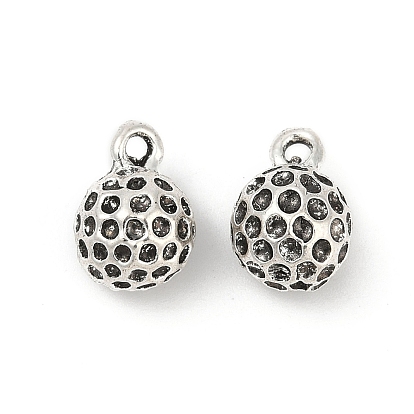 Сплавочные подвески тибетского стиля, без кадмия и без свинца, круглые подвески