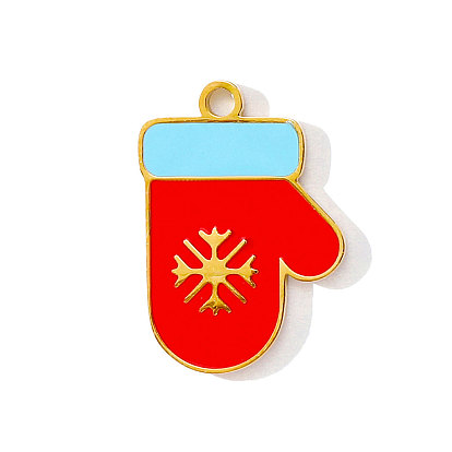 304 нержавеющей стальной эмали подвески, перчатки чары, ионное покрытие (ip), реальный 18 k позолоченный