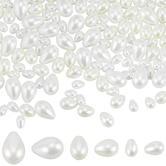 210 шт. 3 стили стеклянные жемчужные бусины-капли, слеза