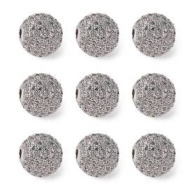 Латунные шарики циркония кубической, круглые, 12 мм, отверстие : 2 мм
