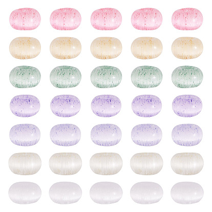 70g 7 цветные стеклянные бусины, имитация шарики глаза кота, рондель