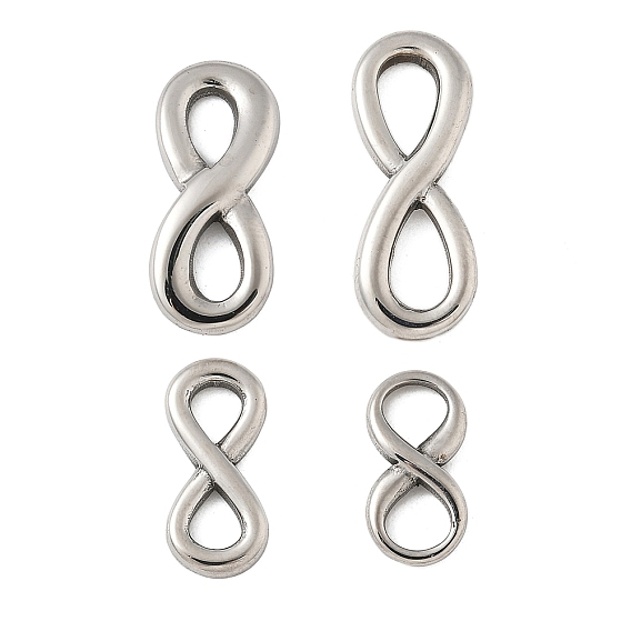 304 из нержавеющей стали бесконечность связывая кольца, не тускнеет