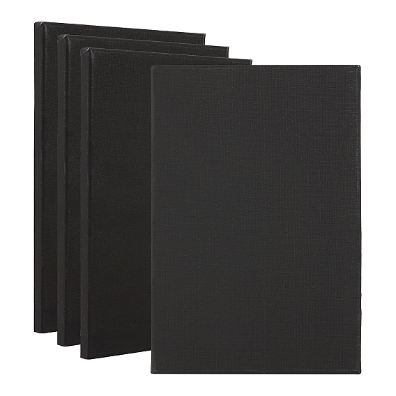 Cotton Stretched Blank Canvas, with Wooden Frame, for Painting, Oil Paint, Rectangle