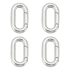 4шт 304 Кольца пружинные затворные из нержавеющей стали, овальное кольцо