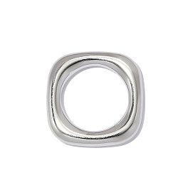 304 нержавеющей стали связывающий кольца, квадратный, зеркальная полировка