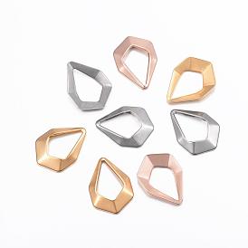 Ионное покрытие (ip) 304 открытые подвески из нержавеющей стали, , слеза