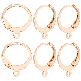 50 шт. 304 серьги с рычагом из нержавеющей стали, с петлей