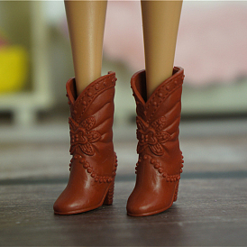 Plastic High-heeled Doll Boots, Doll Making Supples