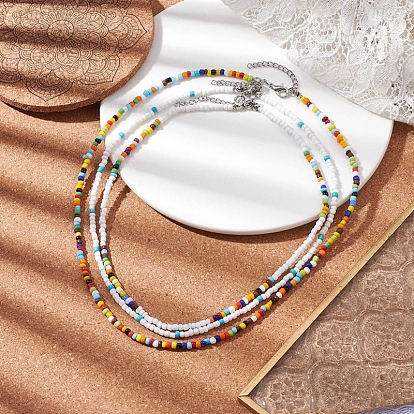 Bohemian Style Glass Beaded Necklaces for Women