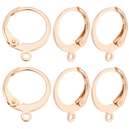 50 шт. 304 серьги с рычагом из нержавеющей стали, с петлей