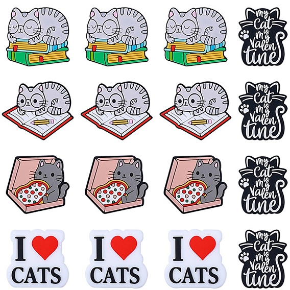 Экологически чистые силиконовые фокусные бусины для кошачьей еды