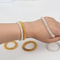 Steel Round Stretch Chain Bracelet, Spiky Sensory Massage Bracelet for Stress Relief