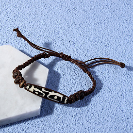 Ethnic Style Handmade Coconut Shell Bracelet - Vintage Bohemian Jewelry